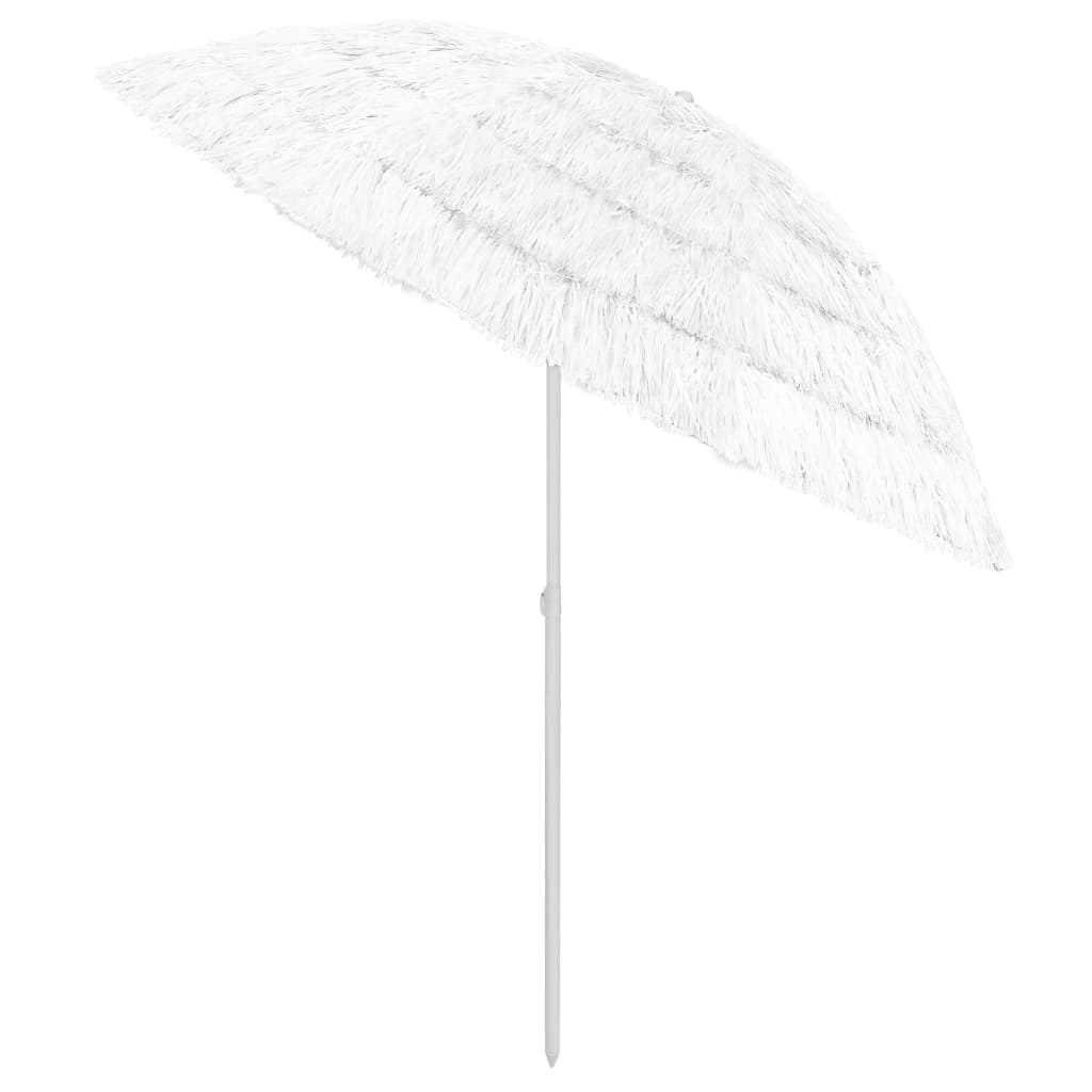 Vidaxl Strandparasol Hawaii 240 cm vit