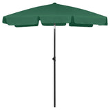 VidaXL Strandparasol 180x120 cm groen