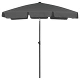 Vidaxl StrandParasol 180x120 cm anthracite -colored