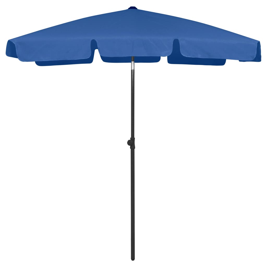 Vidaxl StrandParasol 180x120 cm Azure Bleu