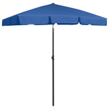 Vidaxl StrandParasol 180x120 cm Azure Bleu