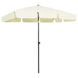 Vidaxl StrandParasol 200x125 cm Sandy Yellow