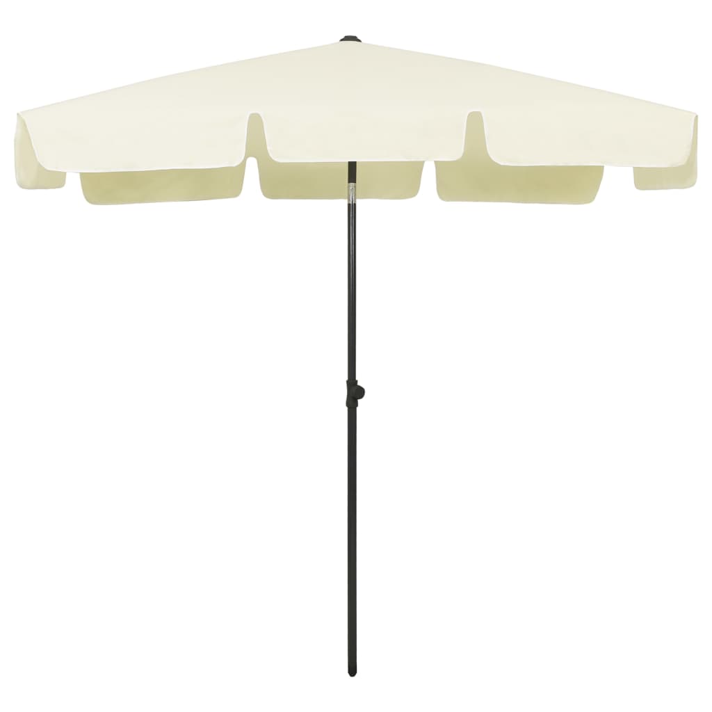 Vidaxl StrandParasol 200x125 cm Sandy Yellow