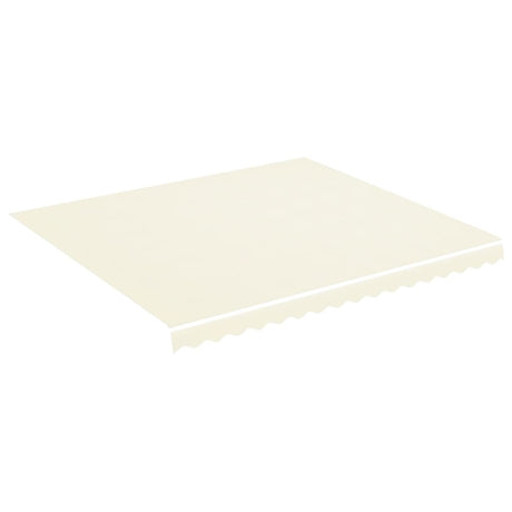 Tissu de remplacement de Vidaxl pour Luifel 4x3,5 M crème -colored
