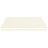Tissu de remplacement de Vidaxl pour Luifel 4x3,5 M crème -colored