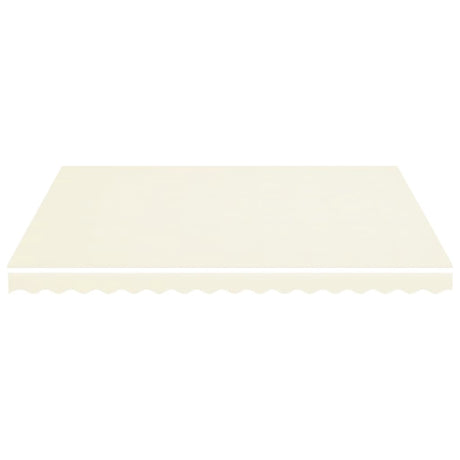 Tissu de remplacement de Vidaxl pour Luifel 4x3,5 M crème -colored