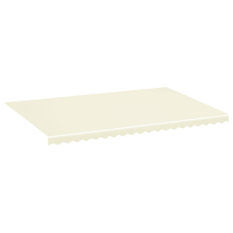Tissu de remplacement de Vidaxl pour Luifel 5x3,5 M crème -colored