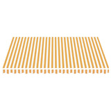 Tissu de remplacement de Vidaxl pour Luifel 4x3,5 m jaune et blanc