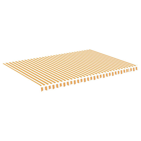 Vidaxx toile de remplacement pour auvent 5x3,5 m jaune et blanc