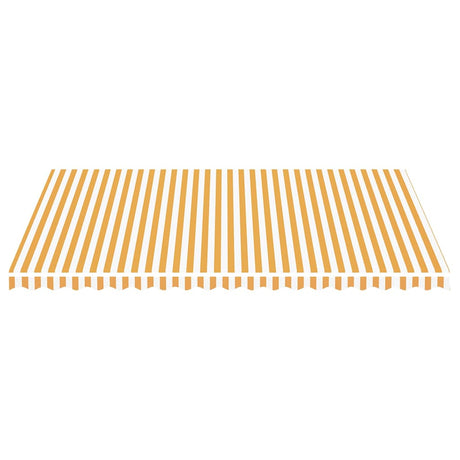 Vidaxx toile de remplacement pour auvent 5x3,5 m jaune et blanc
