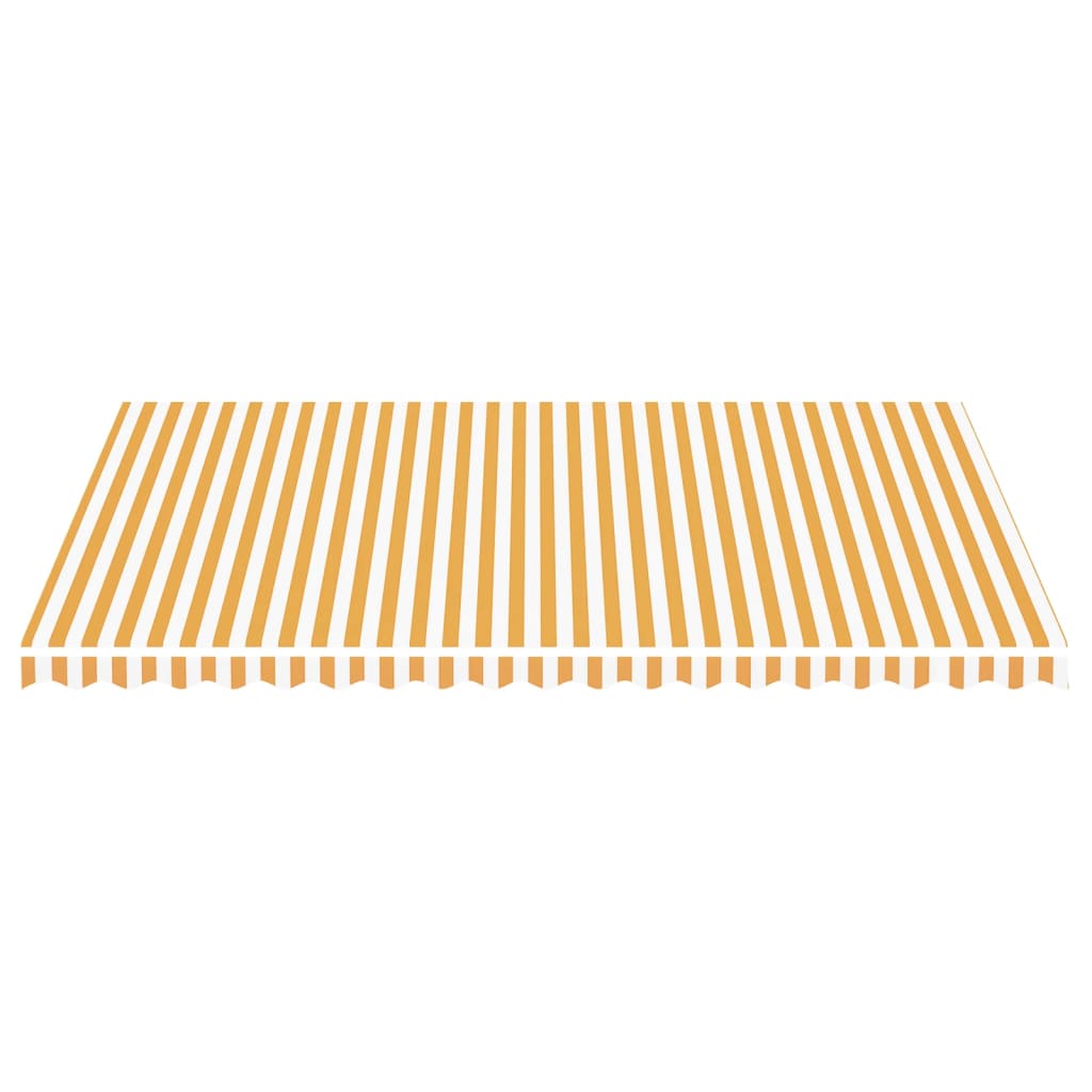 Vidaxx toile de remplacement pour auvent 5x3,5 m jaune et blanc