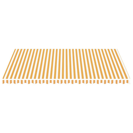 Vidaxx toile de remplacement pour auvent 5x3,5 m jaune et blanc