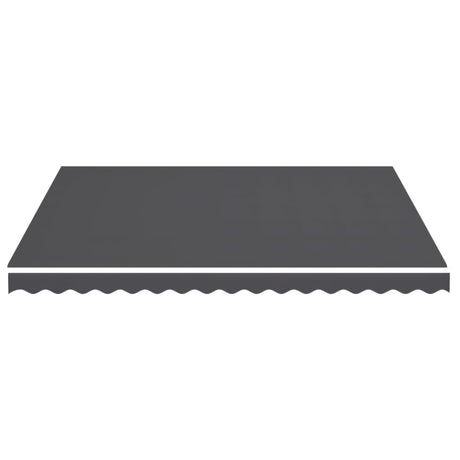 Tissu de remplacement de Vidaxl pour Luifel 4x3,5 M anthracite -colored