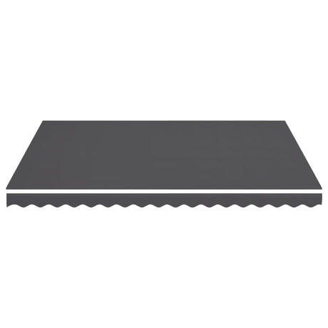 Tissu de remplacement de Vidaxl pour Luifel 4,5x3,5 M anthracite -colored