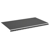 Tissu de remplacement de Vidaxl pour Luifel 6x3,5 M anthracite -colored