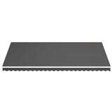 Tissu de remplacement de Vidaxl pour Luifel 6x3,5 M anthracite -colored