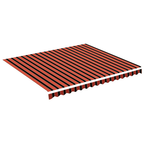 Vidaxx toile de remplacement pour auvent 4x3,5 m orange et marron