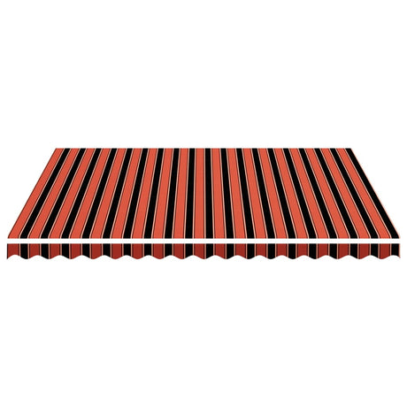 Tissu de remplacement Vidaxl pour Luifel 4,5x3,5 m orange et marron