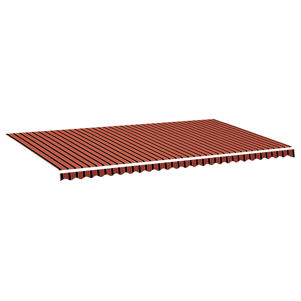 Vidaxx toile de remplacement pour auvent 6x3,5 m orange et marron