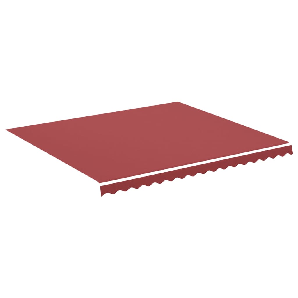 Panno sostitutivo Vidaxl per Luifel 4x3.5 M Bordeaux rosso