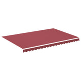 Vidaxl zastępczy materiał dla luifel 4.5x3 m Bordeaux Red