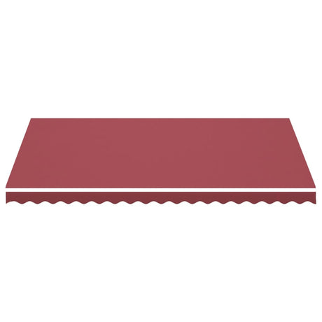 Tissu de remplacement Vidaxl pour Luifel 4,5x3 M Bordeaux rouge