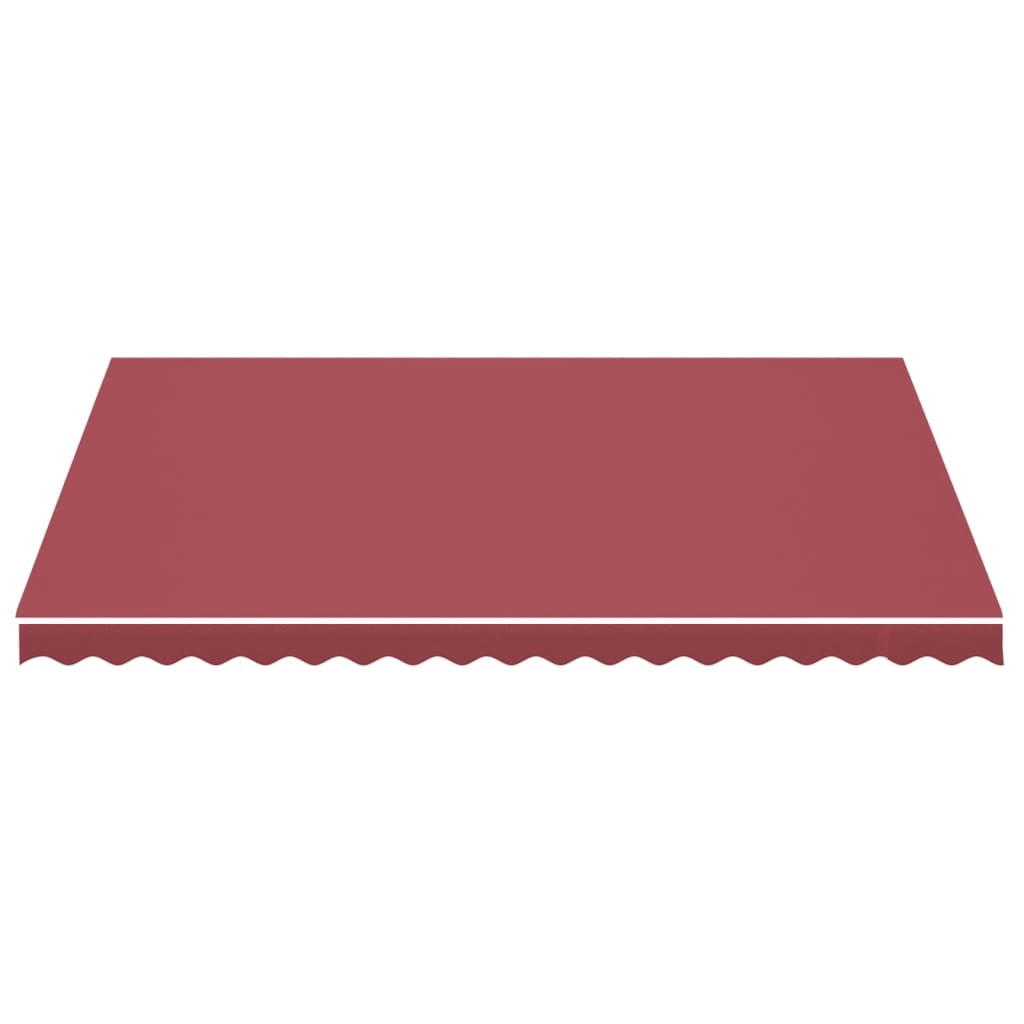 Tissu de remplacement Vidaxl pour Luifel 4,5x3,5 m Bordeaux rouge