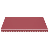 Tissu de remplacement Vidaxl pour Luifel 4,5x3,5 m Bordeaux rouge