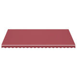 Tissu de remplacement de Vidaxl pour Luifel 5x3 M Bordeaux rouge