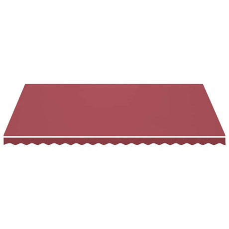 Tissu de remplacement de Vidaxl pour Luifel 5x3,5 M Bordeaux rouge