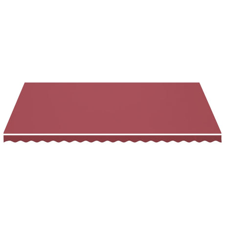 Tissu de remplacement de Vidaxl pour Luifel 5x3,5 M Bordeaux rouge
