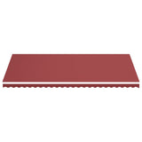 Tissu de remplacement de Vidaxl pour Luifel 6x3 M Bordeaux rouge