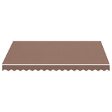 Tissu de remplacement de Vidaxl pour Luifel 3x2,5 m brun
