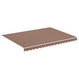 Tissu de remplacement de Vidaxl pour Luifel 4x3 m brun