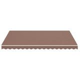 Tissu de remplacement de Vidaxl pour Luifel 4x3 m brun
