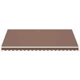 Tissu de remplacement de Vidaxl pour Luifel 4,5x3 m brun