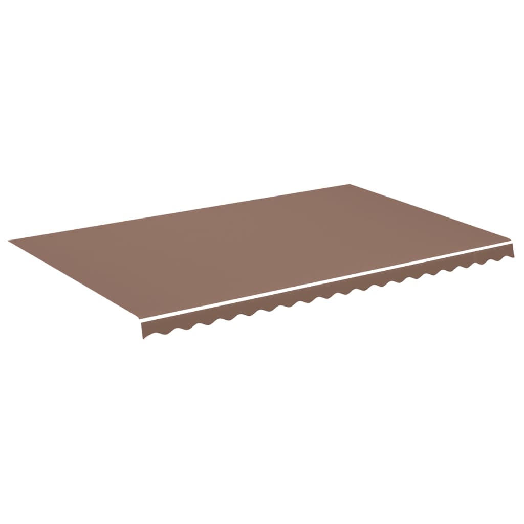 Tissu de remplacement de Vidaxl pour luifel 5x3 m brun