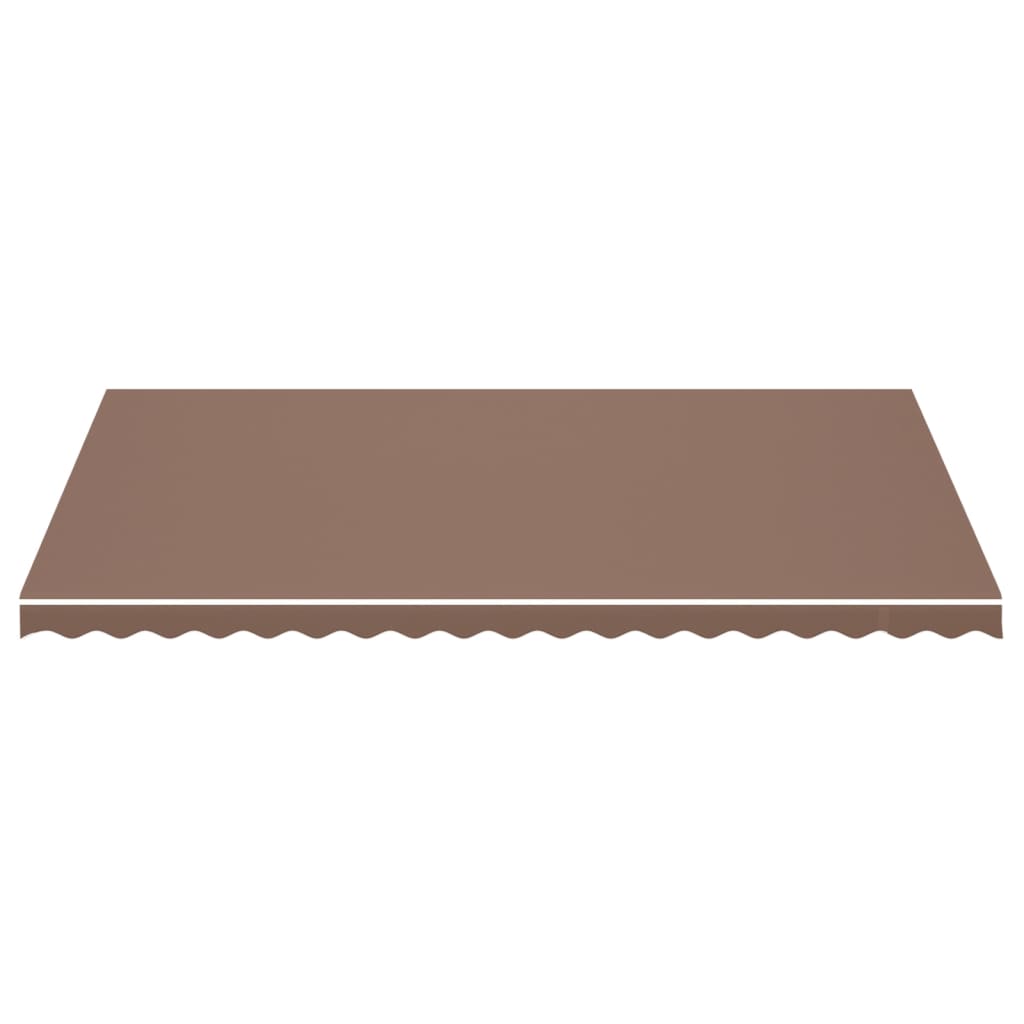 Tissu de remplacement de Vidaxl pour luifel 5x3 m brun