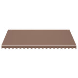 Tissu de remplacement de Vidaxl pour luifel 5x3 m brun
