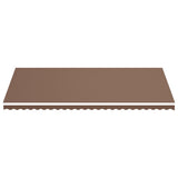 Tissu de remplacement de Vidaxl pour Luifel 6x3 m brun