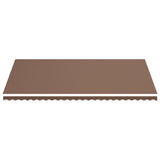 Tissu de remplacement de Vidaxl pour Luifel 6x3,5 m brun