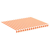 Vidaxl Ersatzstoff fir Luucht 3x2,5 m giel an orange