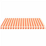 Tissu de remplacement de Vidaxl pour Luifel 4x3 m jaune et orange