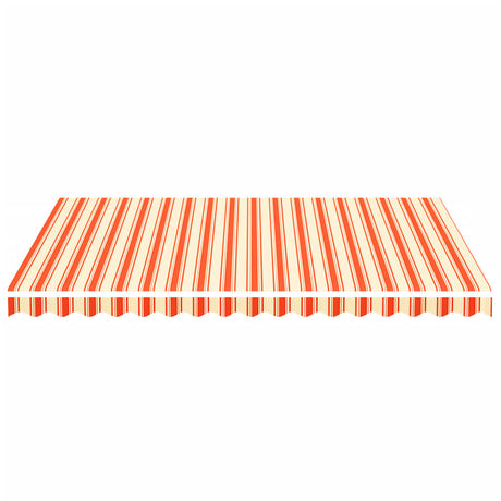 Tissu de remplacement de Vidaxl pour Luifel 4x3 m jaune et orange