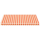Tissu de remplacement de Vidaxl pour Luifel 4,5x3 m jaune et orange