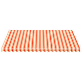 Tissu de remplacement de Vidaxl pour Luifel 5x3,5 m jaune et orange