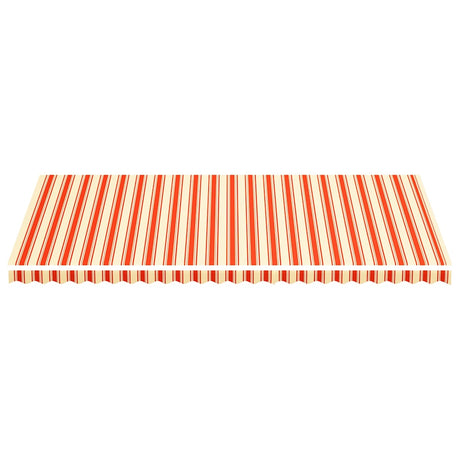 Tissu de remplacement de Vidaxl pour Luifel 6x3 m jaune et orange