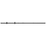 Ensemble de suspension Vidaxl pour une mini-porte en acier au carbone de 200 cm