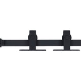 Ensemble de suspension Vidaxl pour la porte mini-skiver 122 cm en acier au carbone