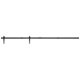 Ensemble de suspension Vidaxl pour la porte mini-skiver 183 cm en acier au carbone